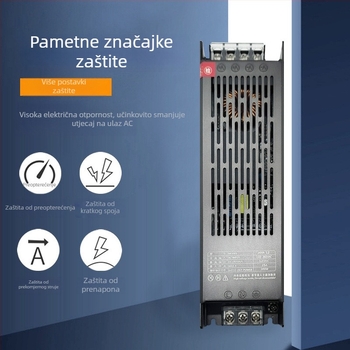 PWM-kontrolirano AC/DC napajanje za LED trake i reklame, 12/24V, 300W, IP20, unutarnja upotreba