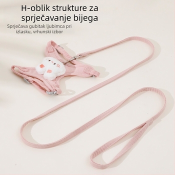 Mačji prsluk za šetnju — poliester, Taotaopets/Pipitao, za mačke, vučni pojas