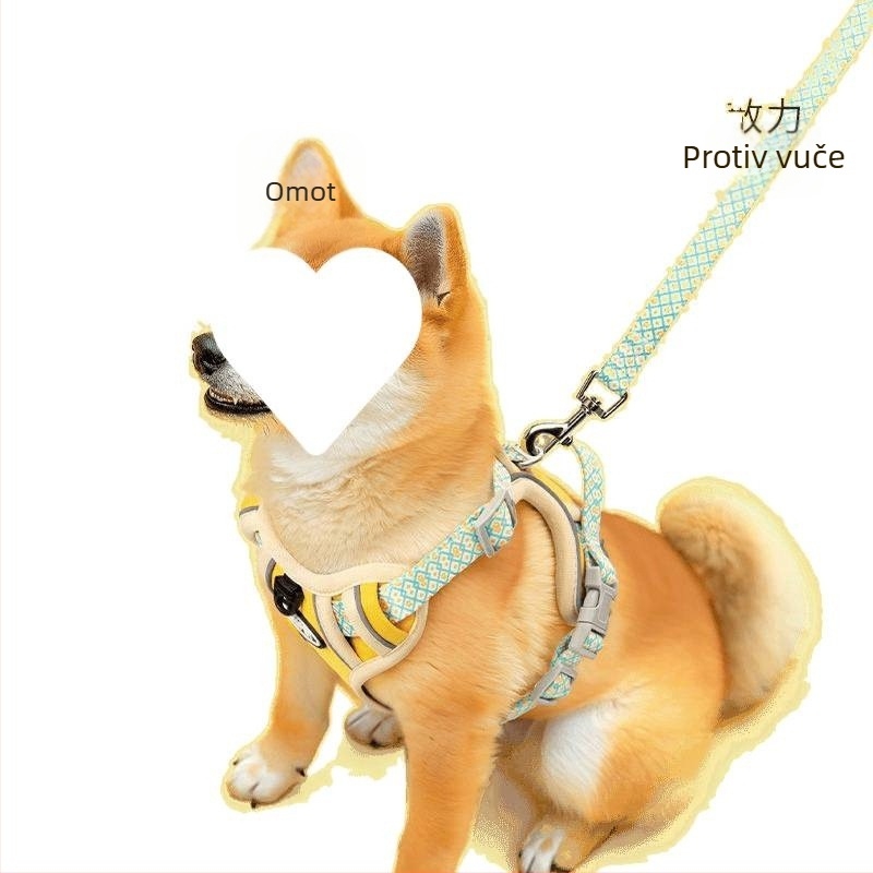 Hamac za psa s dizajnom ruksaka za prsa i leđa, podesiv, otporan na kidanje i sprječava bijeg