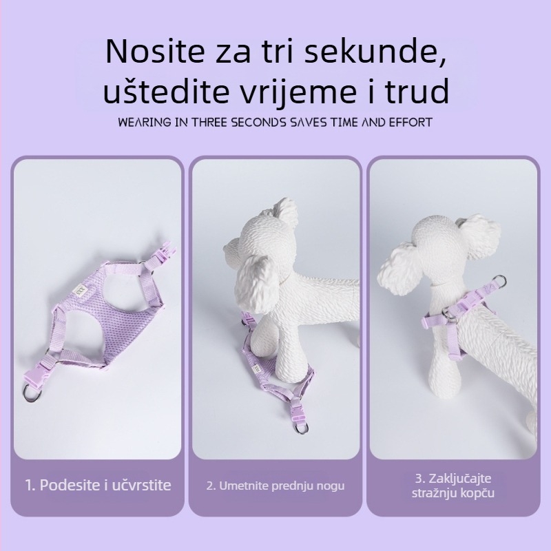 Hama za prsni koš psa – platneni materijal, model FB-8034