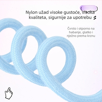 Povodac za pse od PP užeta za šetnje i obuku, pogodan za male, srednje i velike pse