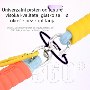 Povodac za pse od PP užeta za šetnje i obuku, pogodan za male, srednje i velike pse