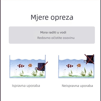 BG Pumpa za vodu 2.5W za spremnik za Kornjaču – filtracija, izvoz ekskluzivan