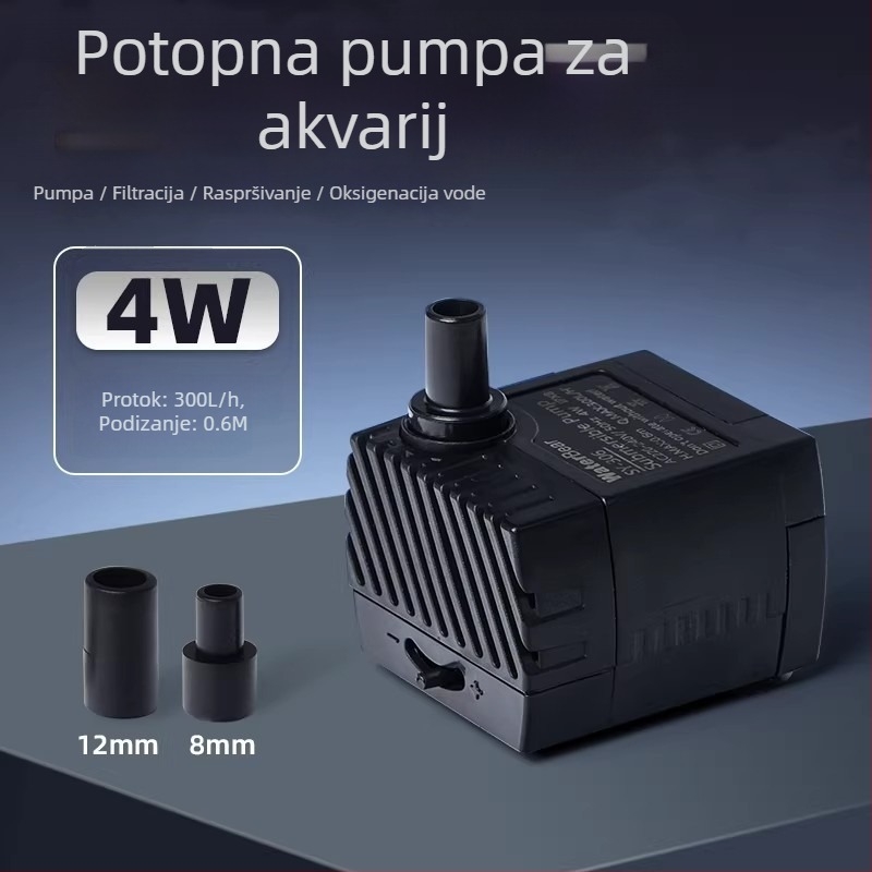 BG Pumpa za vodu 2.5W za spremnik za Kornjaču – filtracija, izvoz ekskluzivan