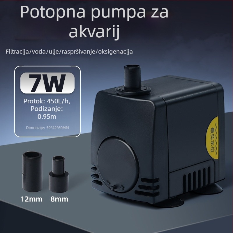 BG Pumpa za vodu 2.5W za spremnik za Kornjaču – filtracija, izvoz ekskluzivan