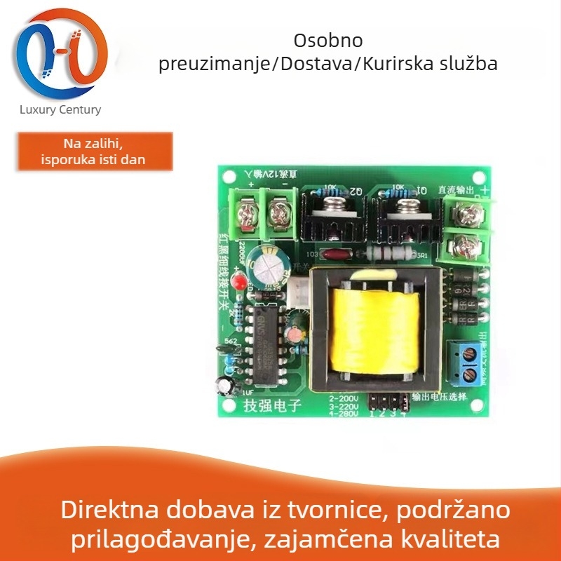 DC-AC inverter modul 150W, 12V na 220V