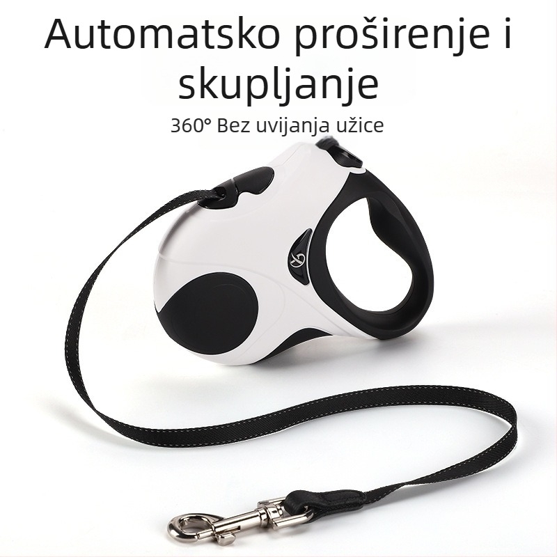 Automatski povodac za pse – plastični vučni pojas s mogućnošću proširenja