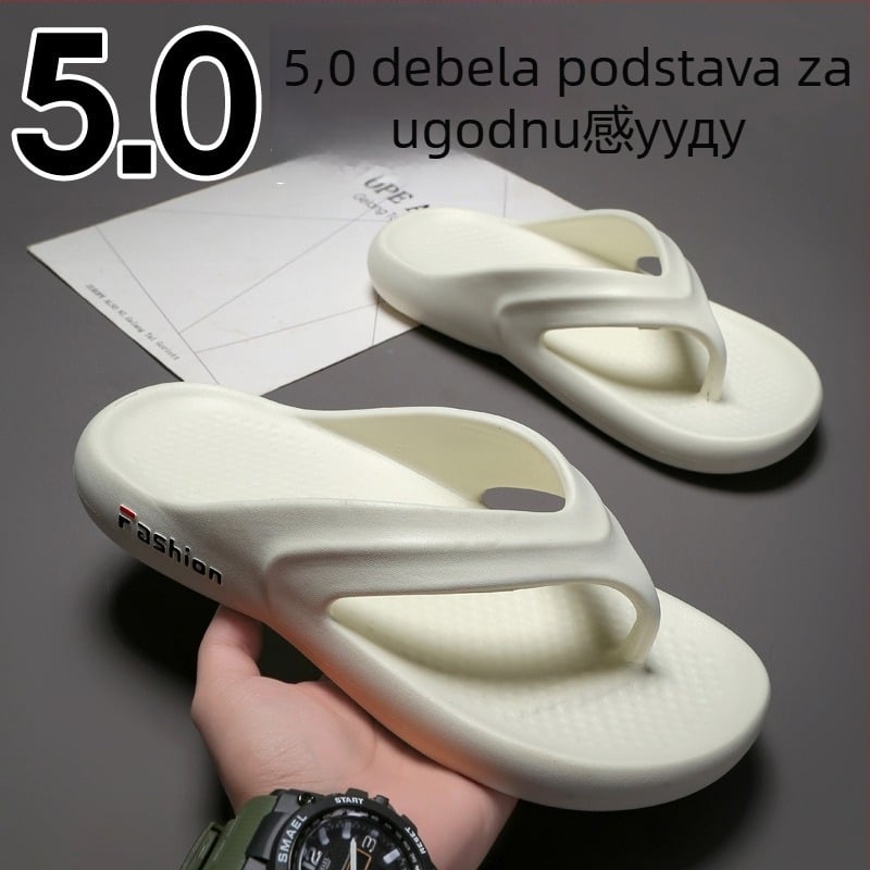 Muške japanke s debelim potplatom, gornji EVA i EVA potplata, protuklizne, ljeto 2025