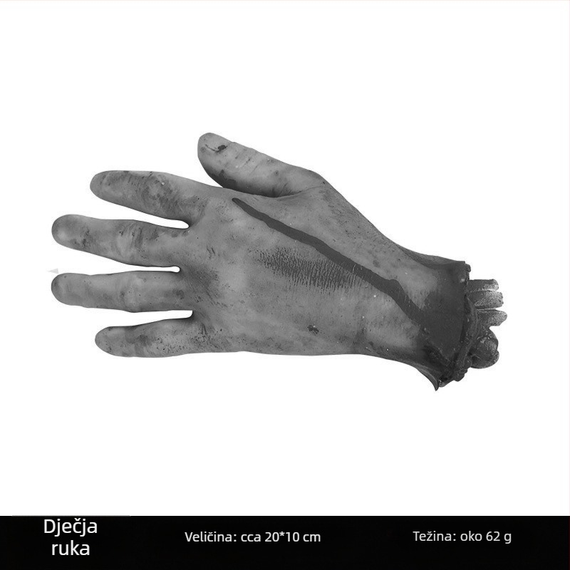 Halloween rekviziti za ukrašavanje kuće duhova, bara i sobe za bijeg: realistična lažno srce, lažna krv, odrubljena ruka i odrubljena noga