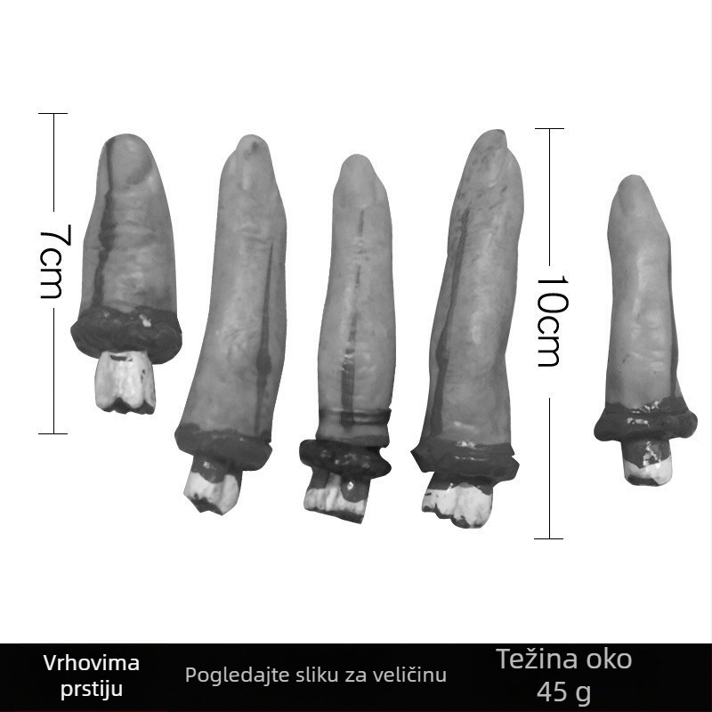 Halloween rekviziti za ukrašavanje kuće duhova, bara i sobe za bijeg: realistična lažno srce, lažna krv, odrubljena ruka i odrubljena noga