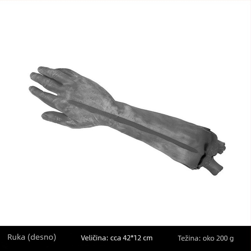 Halloween rekviziti za ukrašavanje kuće duhova, bara i sobe za bijeg: realistična lažno srce, lažna krv, odrubljena ruka i odrubljena noga