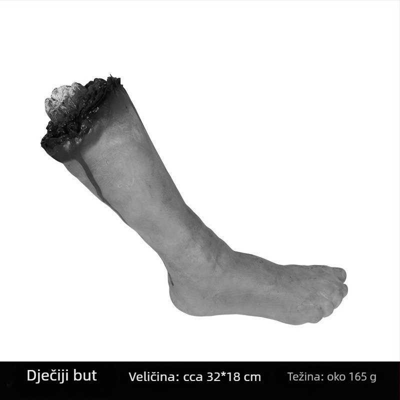 Halloween rekviziti za ukrašavanje kuće duhova, bara i sobe za bijeg: realistična lažno srce, lažna krv, odrubljena ruka i odrubljena noga