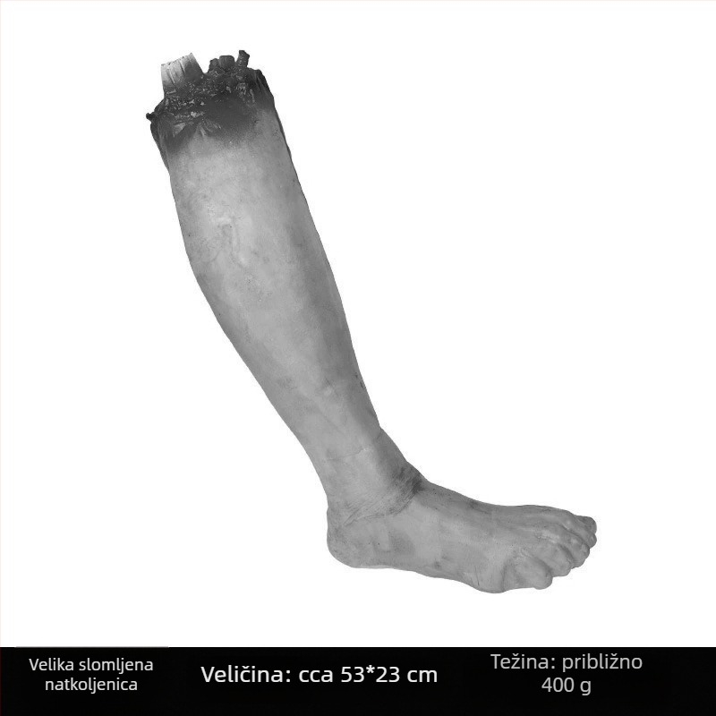 Halloween rekviziti za ukrašavanje kuće duhova, bara i sobe za bijeg: realistična lažno srce, lažna krv, odrubljena ruka i odrubljena noga