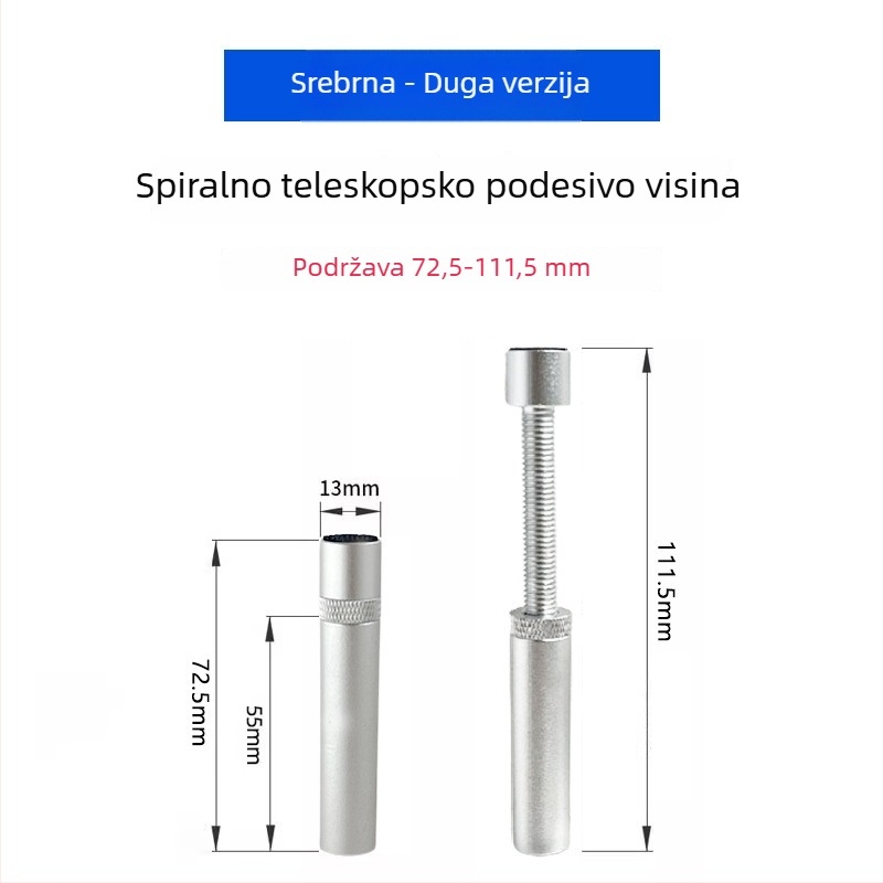Držač grafičke kartice – aluminijski okvir s magnetnom bazom, ITX mini kućište, višestruko podešavanje kutova, sprječavanje savijanja