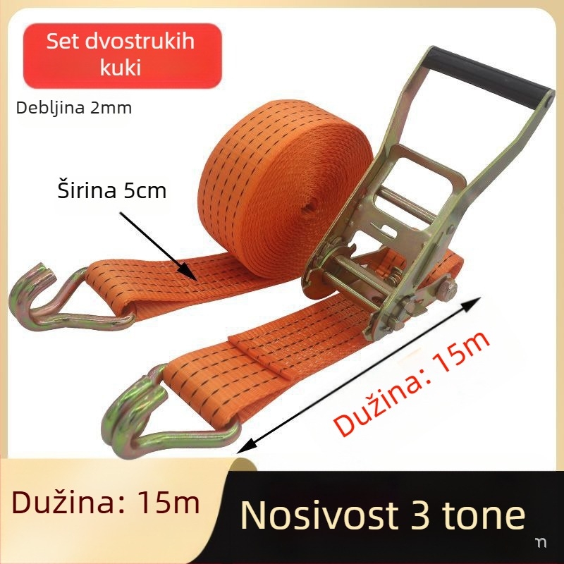 Čelični okvir za pričvršćivanje s klamernim učvršivačem, poliester, nosivost 3t, neto težina 1,4 kg