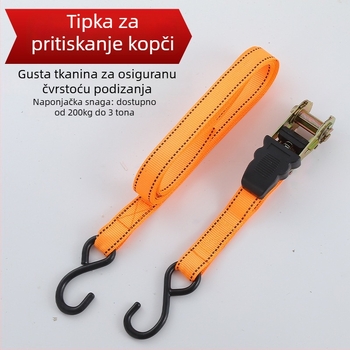 4-dijelni set remena za pričvršćivanje s mehanizmom ratchet, nosivost 800 kg, Marka: Tensioner