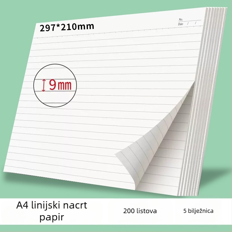 Victory papir s linijama za skice, stil kineske omotnice; idealan poklon za novi dom; Božić