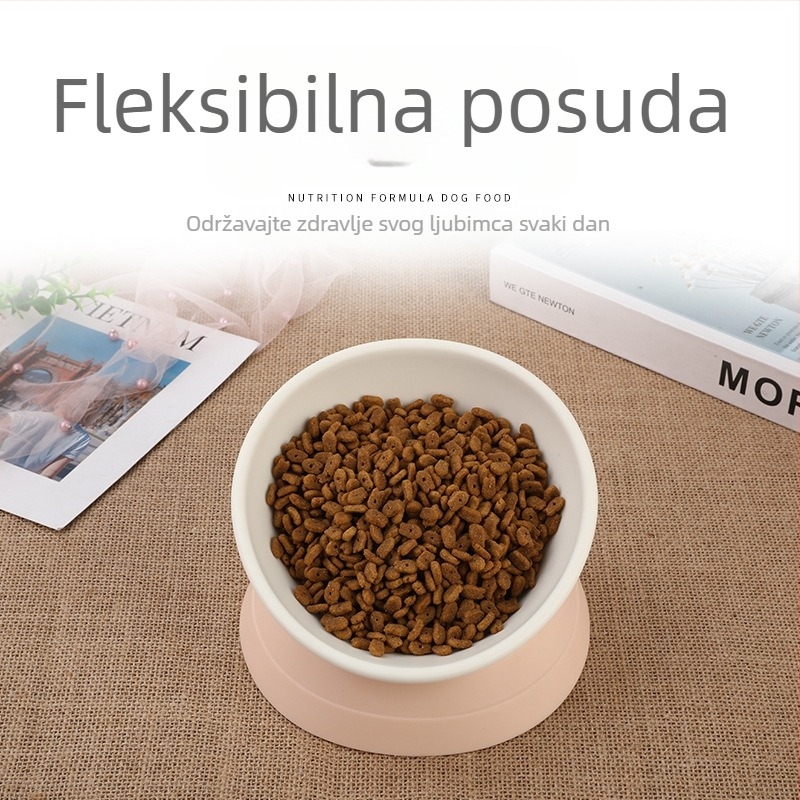 Posuda za kućne ljubimce s nagibom, protuklizna i otporna na habanje, PP materijal, Star Cat