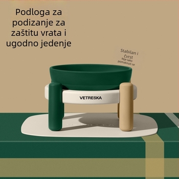 Keramička podloga za posude za mačke i pse — Marka Not Stuck, Materijal keramika, Nije set automatskog hranjenja, Kategorija: hrana za kućne ljubimce