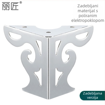Noge za namještaj - osmerokraki veliki cvjetni uzorak, Q235 čelik, Li Craftsman HXM1048, novi kineski stil, utiskivanje i oblikovanje te premaz prahom