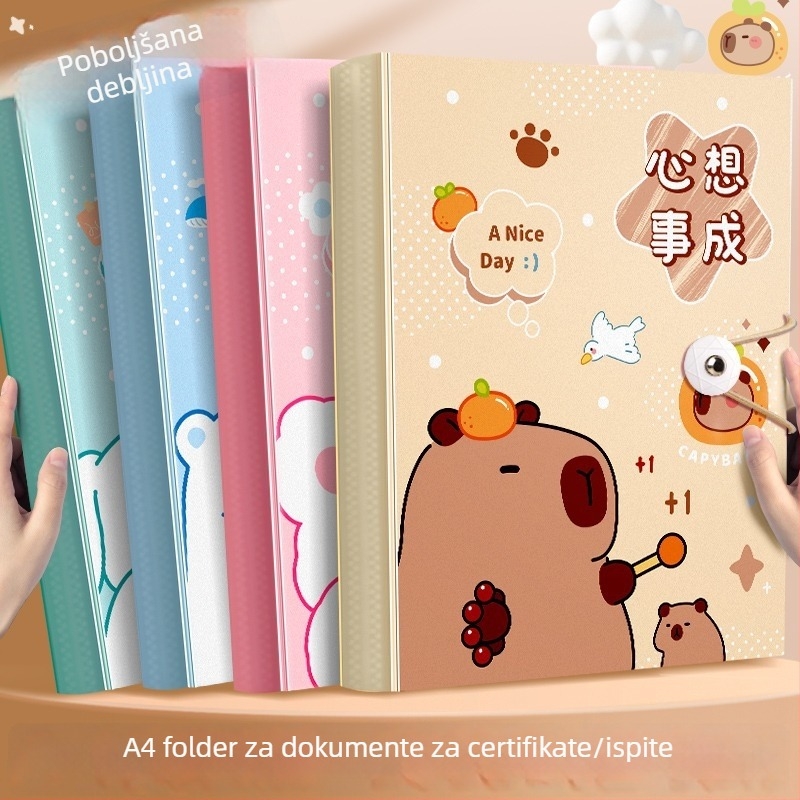 Album folder Cartoon model Morning Rainbow, PP materijal, pogodan za A4 dokumente