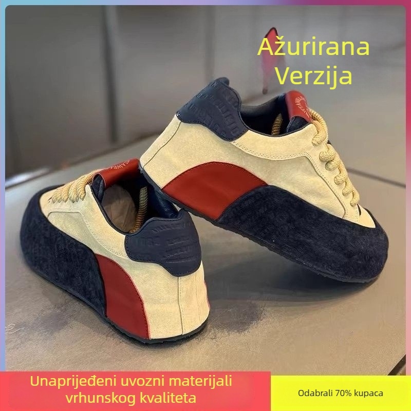 Unisex tenisice s PU gornjim dijelom, PVC đon, vezanje, ležerni stil s okruglim vrhom