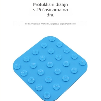 Podloga za lizanje kućnih ljubimaca sa usisnim čašicama, silikon hrana klase, za mačke i pse