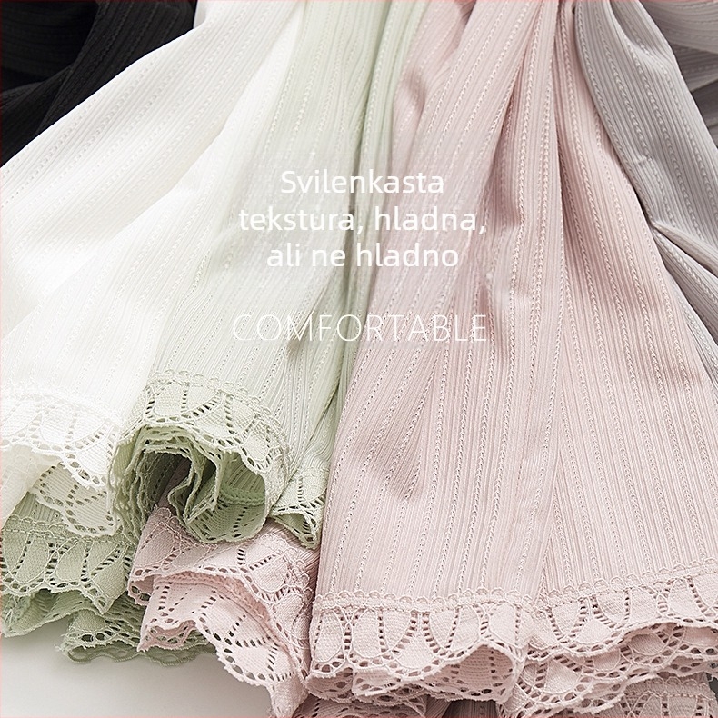 Maternitetske šorcice za podršku trbuha, tanke, Ice Silk najlon smjesa 87%, visoka elastičnost, visok pojas, ljetni komad