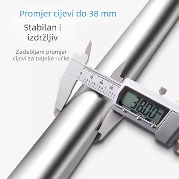 Kvaka za staklena vrata – nehrđajući čelik, moderan minimalistički stil, Kaishengxi