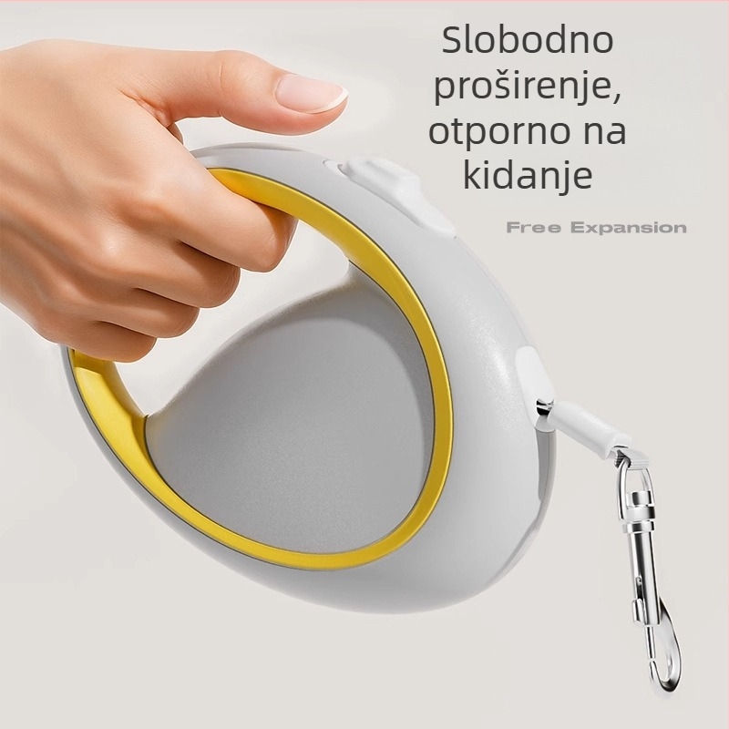Povodac za pse s automatskim razvlačenjem, ABS materijal, za svakodnevne šetnje