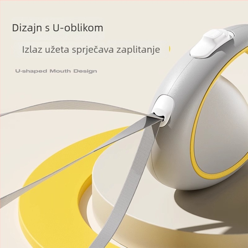 Povodac za pse s automatskim razvlačenjem, ABS materijal, za svakodnevne šetnje