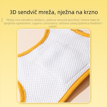 Korejskog stila prugasti prsni pojas za psa s vodilicom, otporan na bijeg, pogodan za manje pse