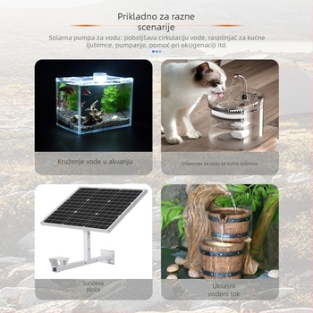 Potopna pumpa za akvarij za cirkulaciju i oksigenaciju, 5V USB, ABS, PX-300D, marka Puxin