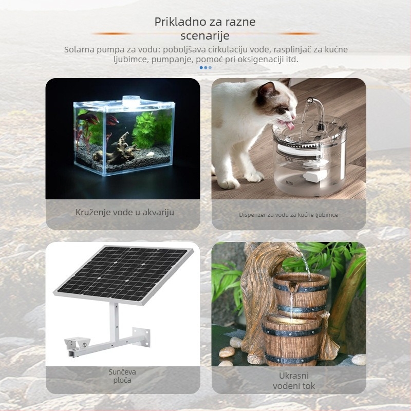 Potopna pumpa za akvarij za cirkulaciju i oksigenaciju, 5V USB, ABS, PX-300D, marka Puxin