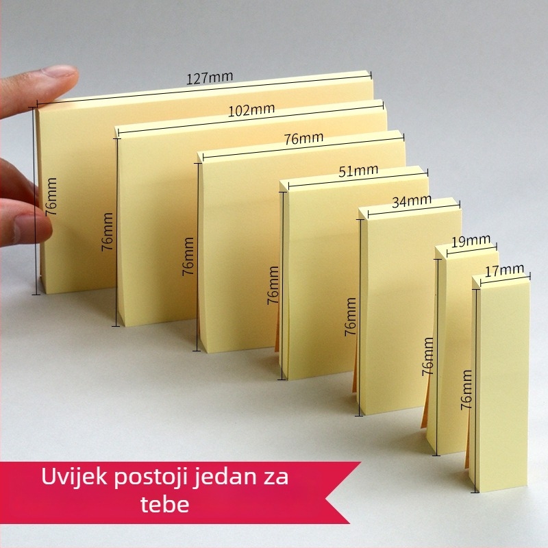 MG YS-02 Studijske samoljepljive bilješke s kreativnim simpatičnim naljepnicama, lijepi se, IP licencirano