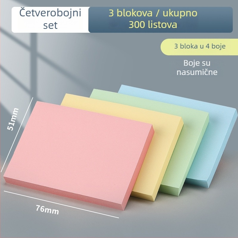 MG YS-02 Studijske samoljepljive bilješke s kreativnim simpatičnim naljepnicama, lijepi se, IP licencirano