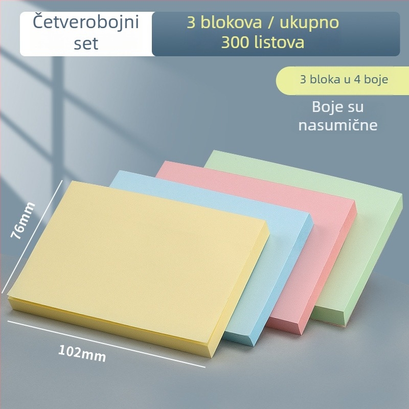 MG YS-02 Studijske samoljepljive bilješke s kreativnim simpatičnim naljepnicama, lijepi se, IP licencirano