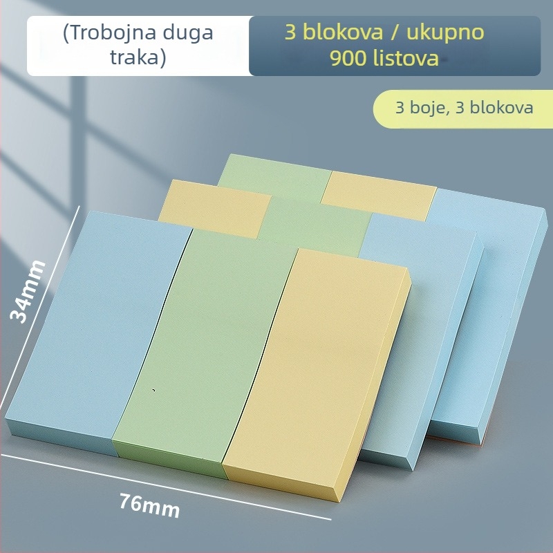 MG YS-02 Studijske samoljepljive bilješke s kreativnim simpatičnim naljepnicama, lijepi se, IP licencirano