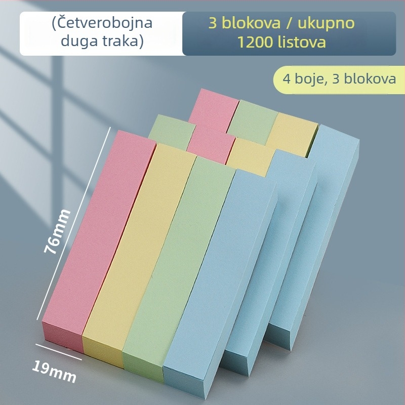 MG YS-02 Studijske samoljepljive bilješke s kreativnim simpatičnim naljepnicama, lijepi se, IP licencirano