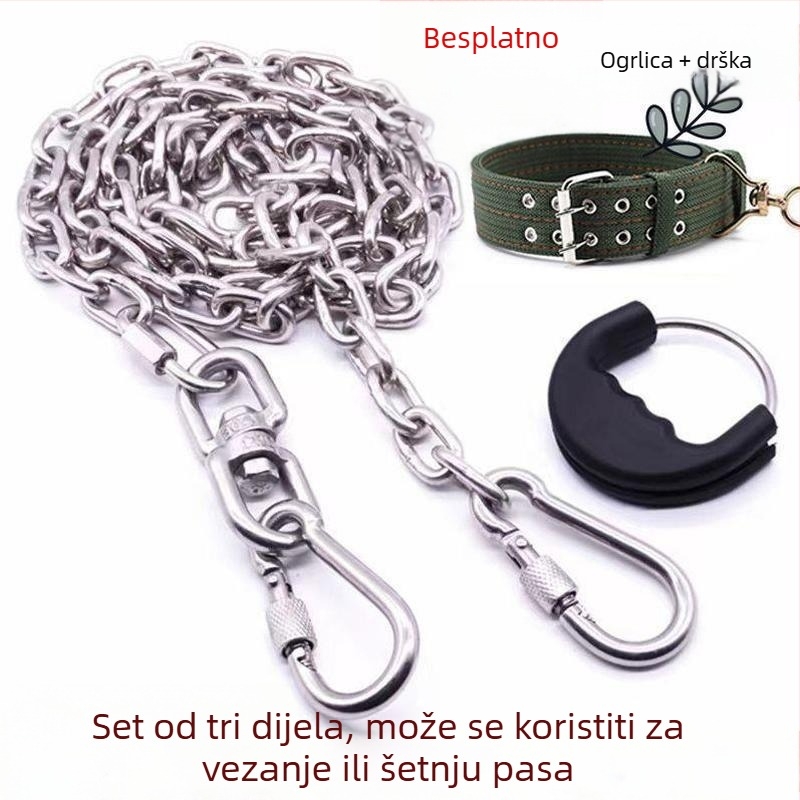 Psi lanac, plastični materijal, podrijetlo Guangdong, nije proširiv, kaiševi i užad za kućne ljubimce, kutija: 1