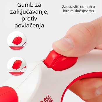 Retraktivan Akita povodac za pse – plastika, protiv vučenja, protiv bijega, IP licenca anime game