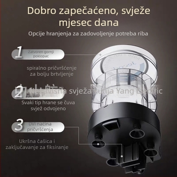 Pametni automatski hranilnik za akvarij – ABS materijal, Brend: jecod, Nije uvoz, Za akvarij