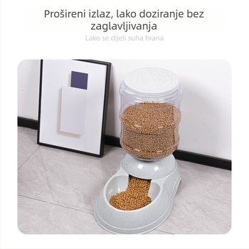 Dispenser vode za mačke s automatskim hranjenjem, plastični, neelektrični sustav