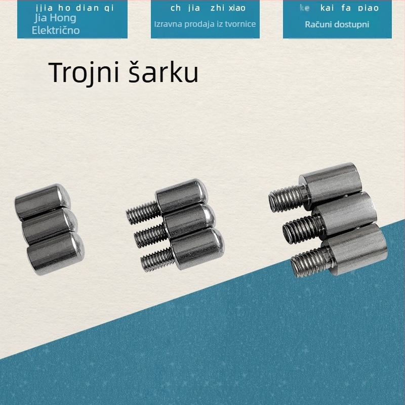 Nehrđajući čelični razvodni ormar sa tri šarke, M6/M8, materijal 201/304