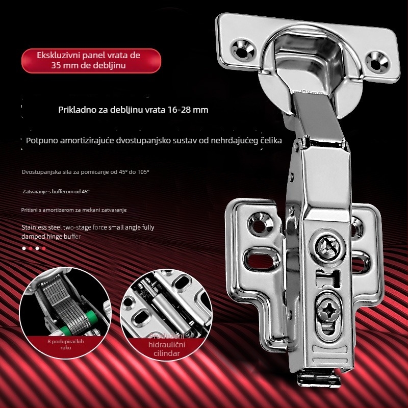 Panta vrata od željeza i nehrđajućeg čelika, elektroplatiranje