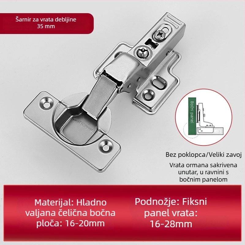 Panta vrata od željeza i nehrđajućeg čelika, elektroplatiranje