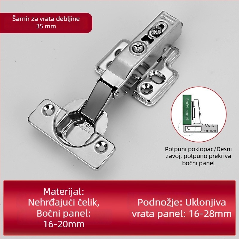 Panta vrata od željeza i nehrđajućeg čelika, elektroplatiranje