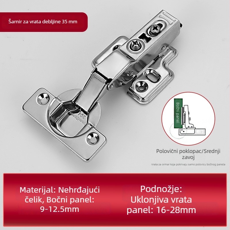 Panta vrata od željeza i nehrđajućeg čelika, elektroplatiranje