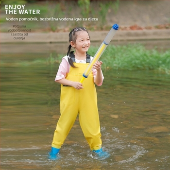 Unisex PVC čizme za kišu, visok vrat, vodootporne, okrugla vrh, proljeće 2025