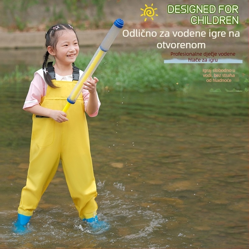 Unisex PVC čizme za kišu, visok vrat, vodootporne, okrugla vrh, proljeće 2025